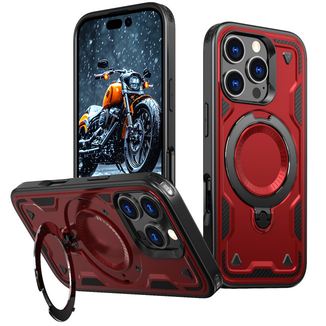 For iPhone 16 15 14 Pro Max 13 11 12 Shockproof Magnetic Phone Case 