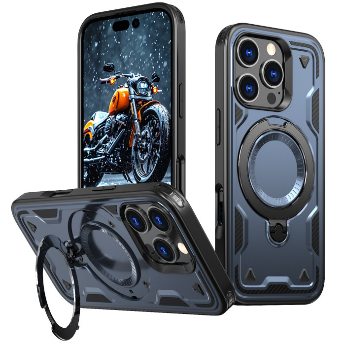 For iPhone 16 15 14 Pro Max 13 11 12 Shockproof Magnetic Phone Case 