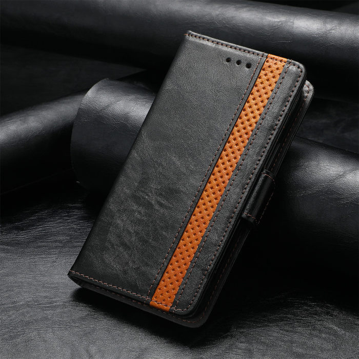 For Motorola Moto G Play 2024 2025 Edge 50 Business Leather Wallet Phone Case 