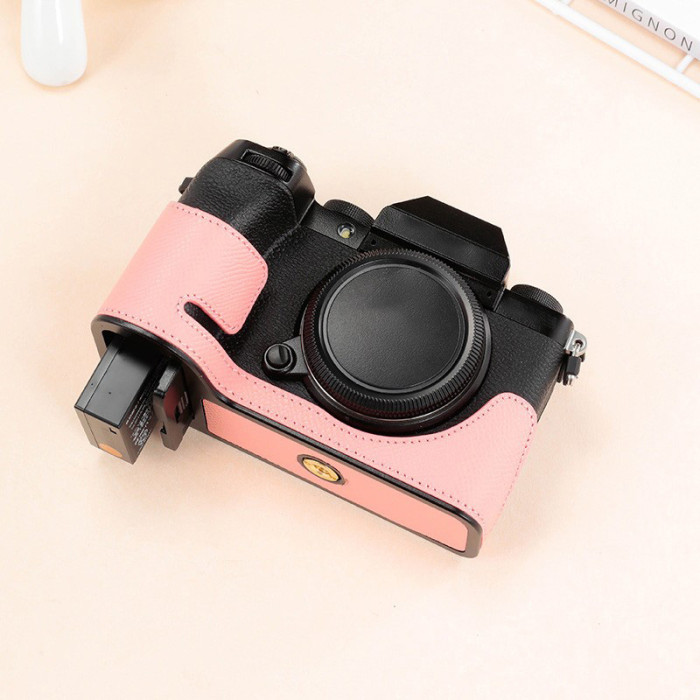 For Fujifilm X-s20 X-s10 Camera Base Bag Cover Leather Case shell black green blue