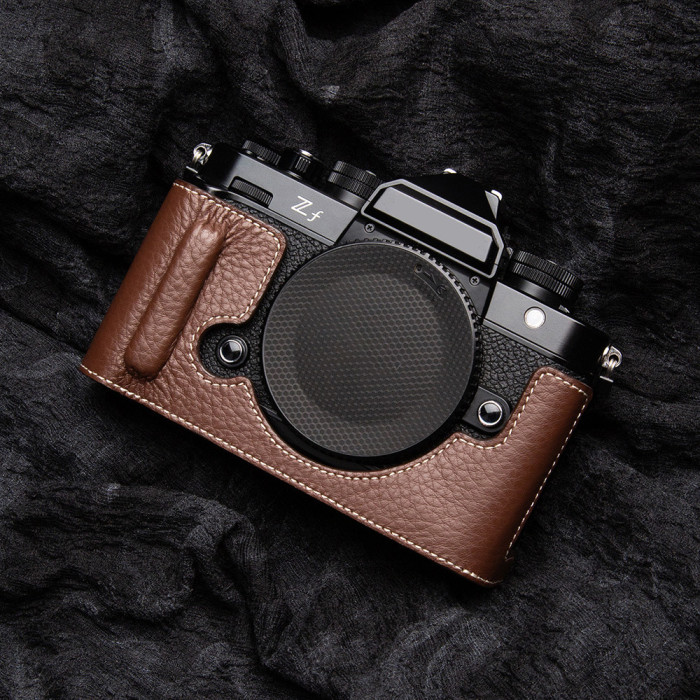 For Nikon ZF Leather Case Protective Case Base cover shell Black Green