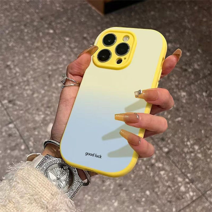 For Apple iPhone 16 15 14 13 12 11 Pro Max 7 8 XR XS Gradient Protective Phone Case 