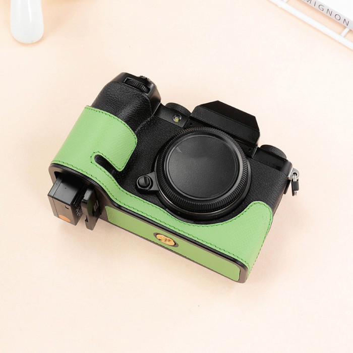 For Fujifilm X-s20 X-s10 Camera Base Bag Cover Leather Case shell black green blue