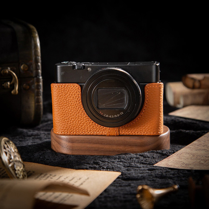 For Sony Black Card 6/7 Leather Case Rx100m7/m6 Protective Camera Leather Base