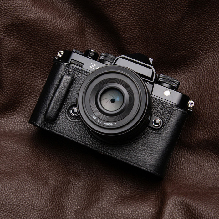 For Nikon ZF Leather Case Protective Case Base cover shell Black Green