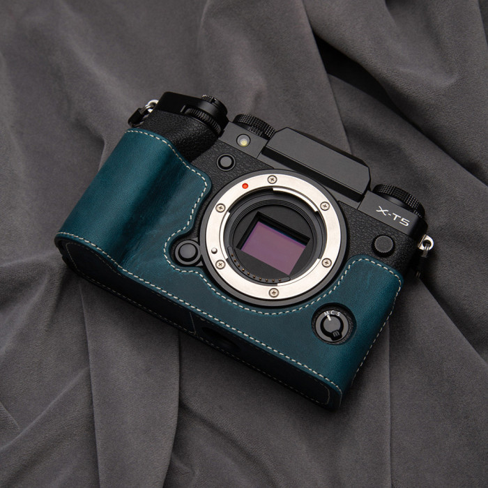 For Fujifilm X-T5 Camera Bag Base Protective Shell Camera Bag green black brown blue