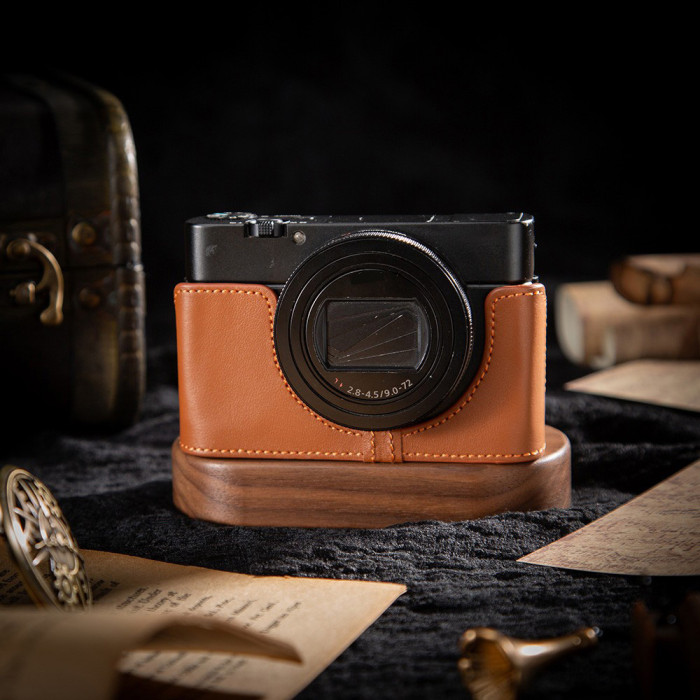 For Sony Black Card 6/7 Leather Case Rx100m7/m6 Protective Camera Leather Base