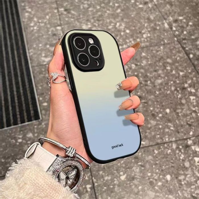 For Apple iPhone 16 15 14 13 12 11 Pro Max 7 8 XR XS Gradient Protective Phone Case 