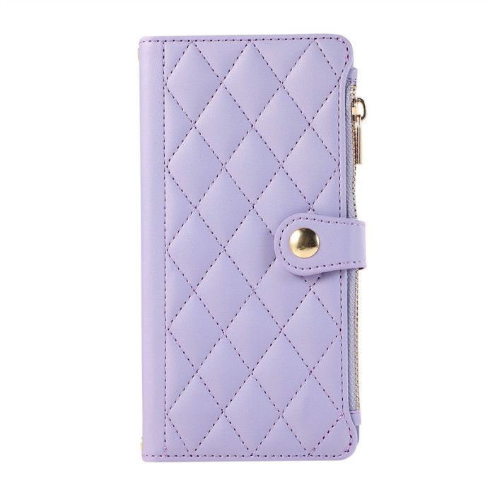 For Apple iPhone 16 Pro Max 15 14 13 12 11 XR XS 7 8 Classic Leather Wallet Phone Case Long rope+short rope