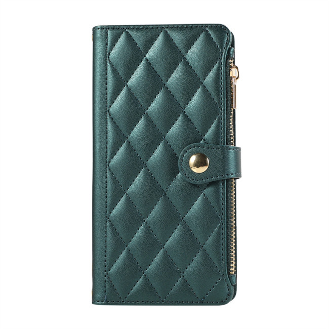 For Apple iPhone 16 Pro Max 15 14 13 12 11 XR XS 7 8 Classic Leather Wallet Phone Case Long rope+short rope