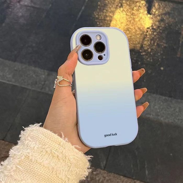 For Apple iPhone 16 15 14 13 12 11 Pro Max 7 8 XR XS Gradient Protective Phone Case 
