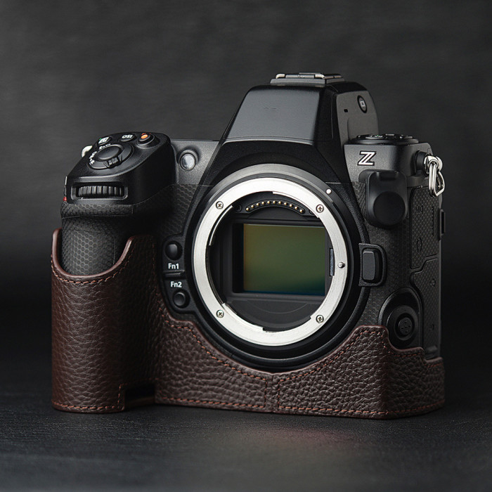 For Nikon Z8 Leather Case Camera Bag Protective Shell Case Base  Genuine Leather