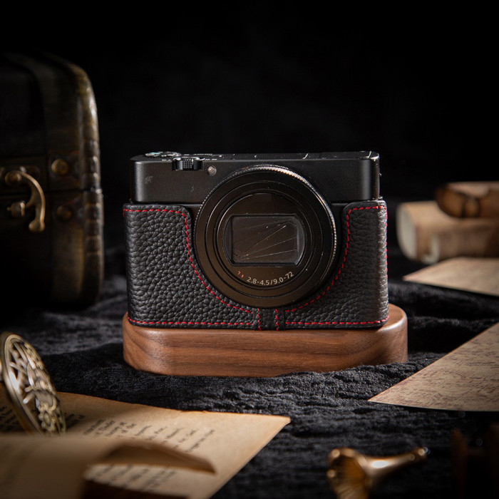For Sony Black Card 6/7 Leather Case Rx100m7/m6 Protective Camera Leather Base