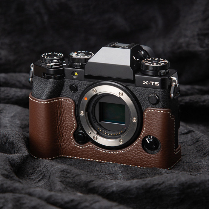 For Fujifilm X-T5 Camera Bag Base Protective Shell Camera Bag green black brown blue