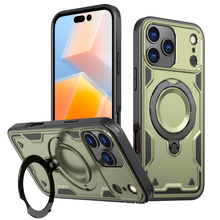 For iPhone 17 Air 17 Pro Max 16 15 14 13 12 11 XR Phone Cover Magnetic Bracket 