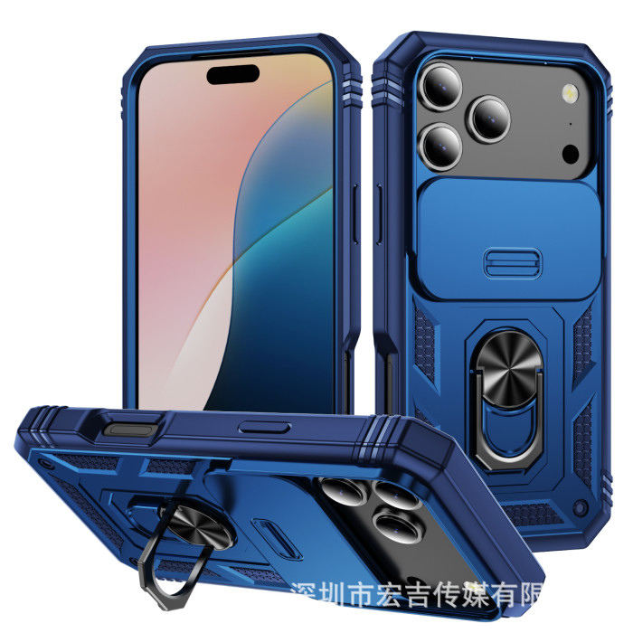 For iPhone 17 Air 17 16 Pro Max 15 14 13 12 11 XR Phone Case Magnetic Lens Cover