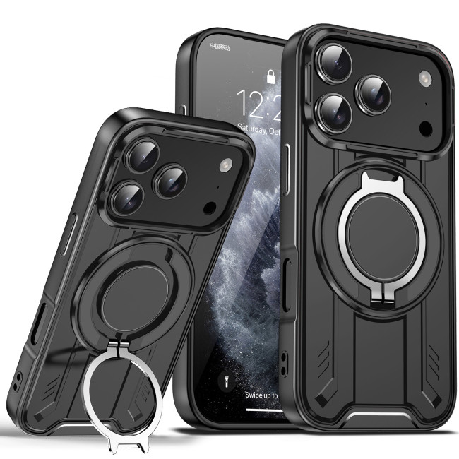 For iPhone 17 Air 17 16 Pro Max 15 14 13 12 11 Phone Cover Bracket Car Magnetic