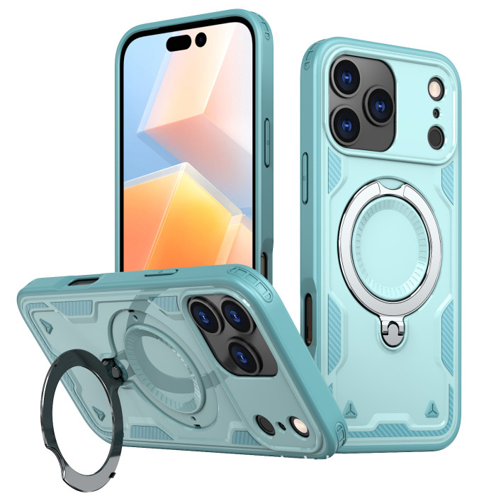 For iPhone 17 Air 17 Pro Max 16 15 14 13 12 11 XR Phone Cover Magnetic Bracket 