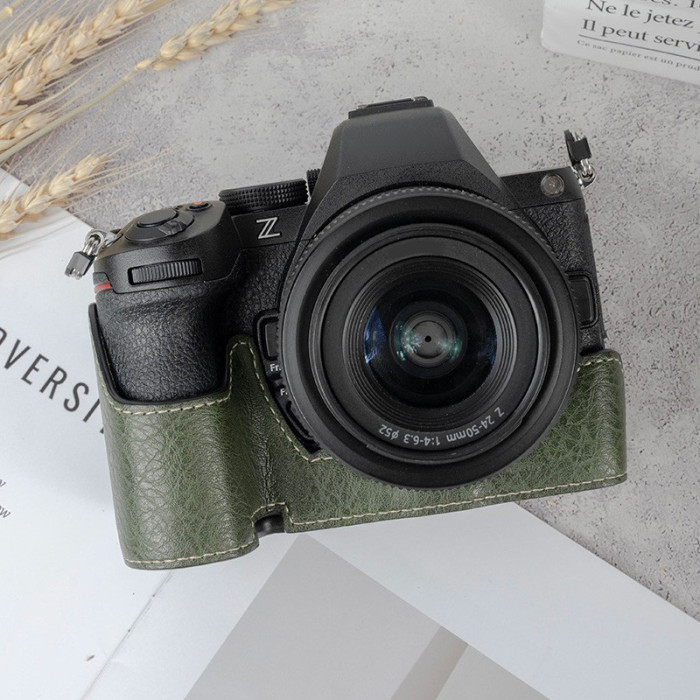For Nikon ZFC Z63 Z5/Z6/Z7/Z50 Gen 2 camera base case cover bag shell green