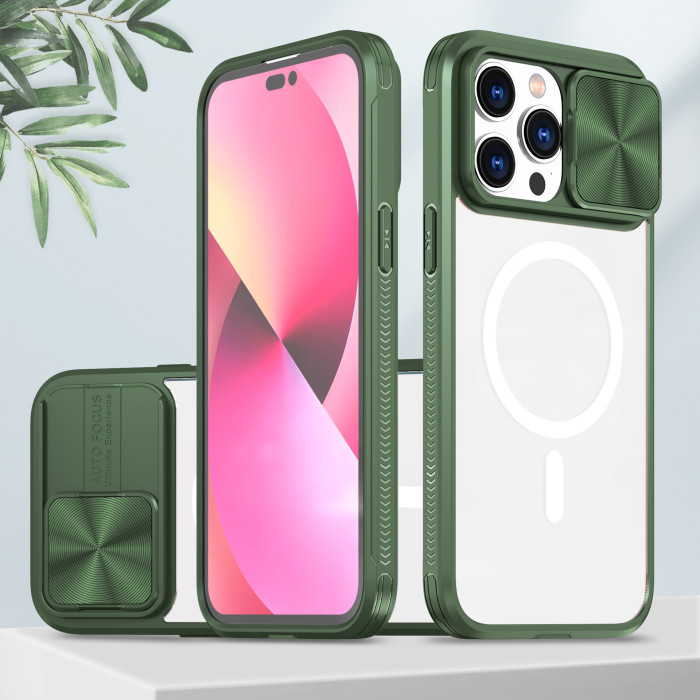 For iPhone 17 Air 17 16 Pro Max 15 14 13 12 11 7 XR XS Phone Case Armor Magnetic