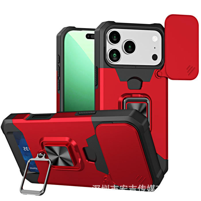 For iPhone 17 Air 17 16 Pro Max 15 14 13 12 11 XR 8 Phone Case Magnetic Bracket