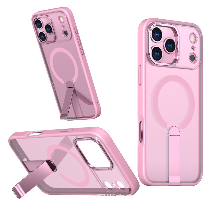 For iPhone 17 Air 17 Pro Max 16 15 14 13 12 11 Phone Case Magnetic Bracket Case