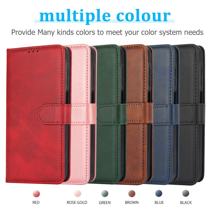 For iPhone 17 Air 17 16 Pro Max 15 14 13 12 11 XR Phone Case Leather Wallet Card Holder