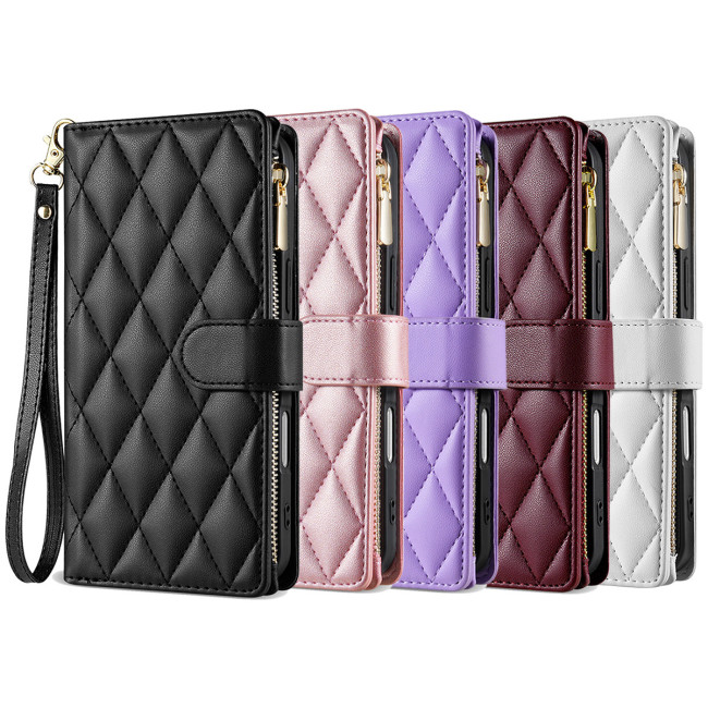 For iPhone 17 Air 17 16 Pro Max 15 14 13 12 11 Phone Case Classic Leather Wallet Card Holder