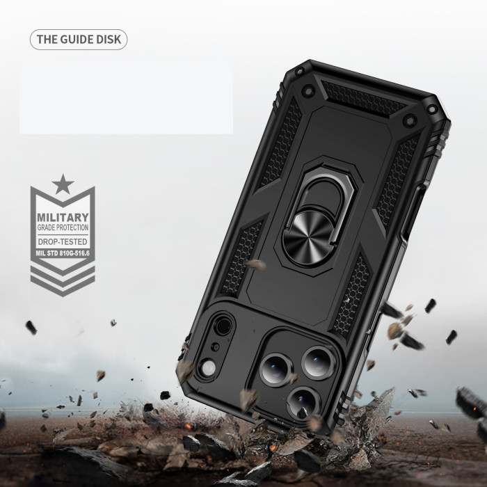 For iPhone 17 Air 17 16 Pro Max 15 14 13 12 11 XR XS Phone Case Armour Magnetic