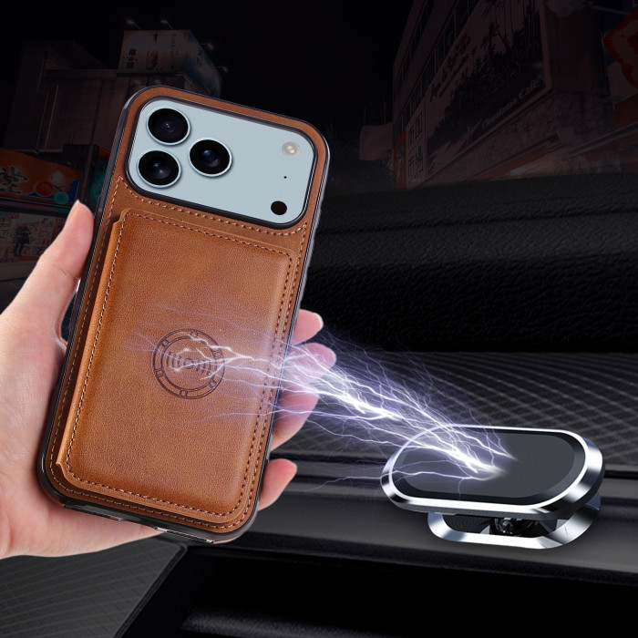 For iPhone 17 Air 17 16 Pro Max 15 14 13 12 11 XR 7 8 Phone Cover Leather Wallet