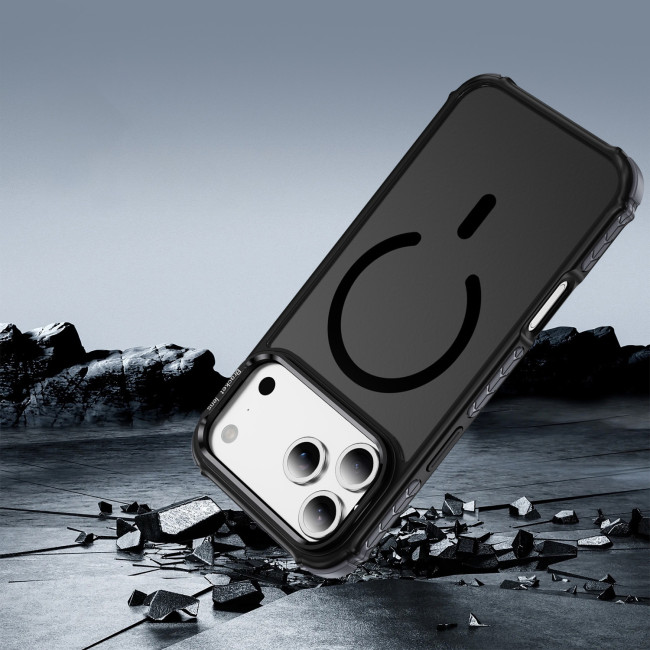 For iPhone 17 Air 17 16 Pro Max 15 14 13 12 11 Phone Cover Magnetic Bracket Case