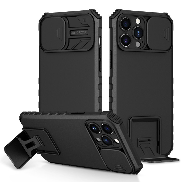  For iPhone 17 Air 17 16 Pro Max 15 14 13 12 Phone Case Bracket Sliding Window