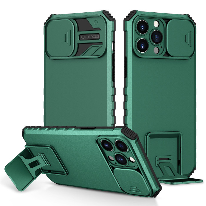  For iPhone 17 Air 17 16 Pro Max 15 14 13 12 Phone Case Bracket Sliding Window