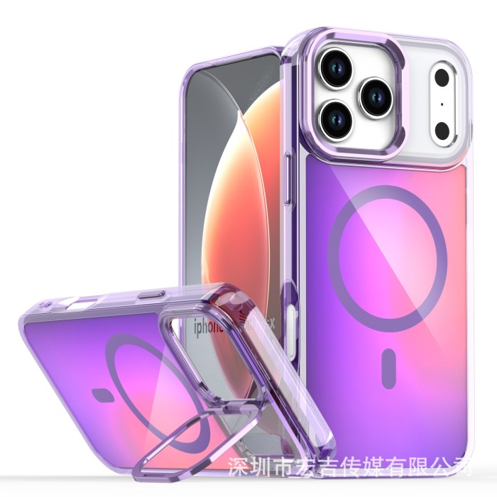 For iPhone 17 Air 17 Pro Max 16 15 14 13 12 11 Phone Case Magnetic Lens Bracket