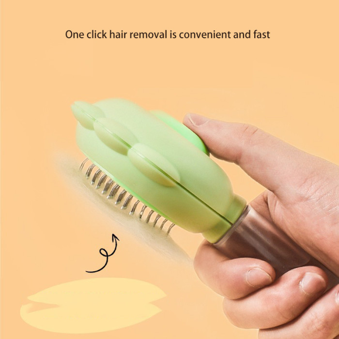  Pet Hair Remover Brush – Self-Cleaning Deshedding Grooming Comb for Dogs & Cats
