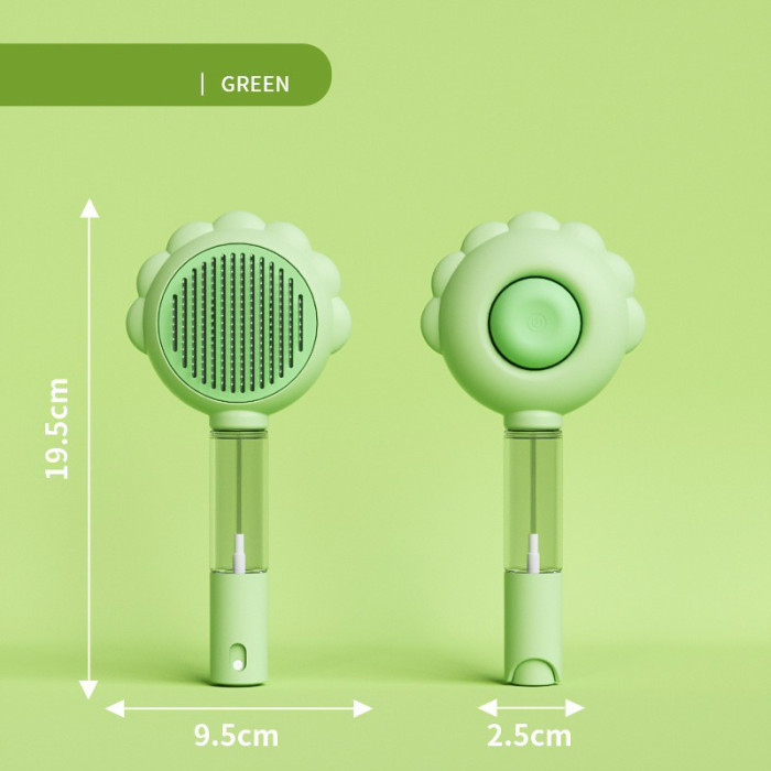  Pet Hair Remover Brush – Self-Cleaning Deshedding Grooming Comb for Dogs & Cats