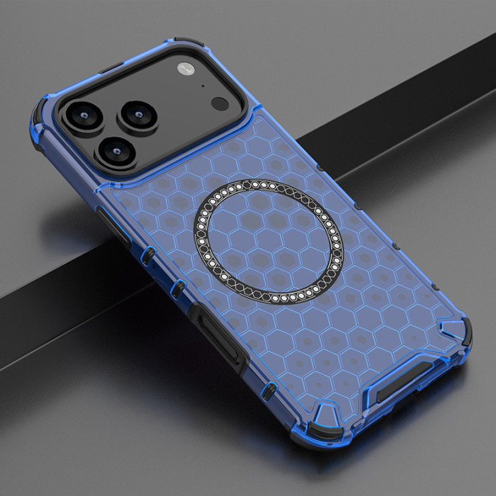 For iPhone 17 Air 17 16 Pro Max 15 14 13 12 11 Phone Case Magnetic Honeycomb New