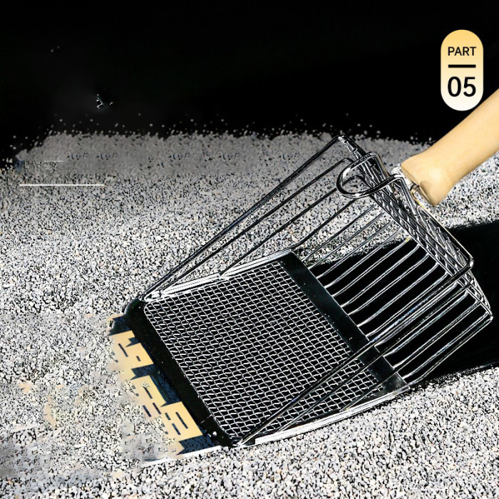 Metal Cat Dog Litter Scoop Cat Shit Shovel Poop Cleaning Pet Cleaning Supplies