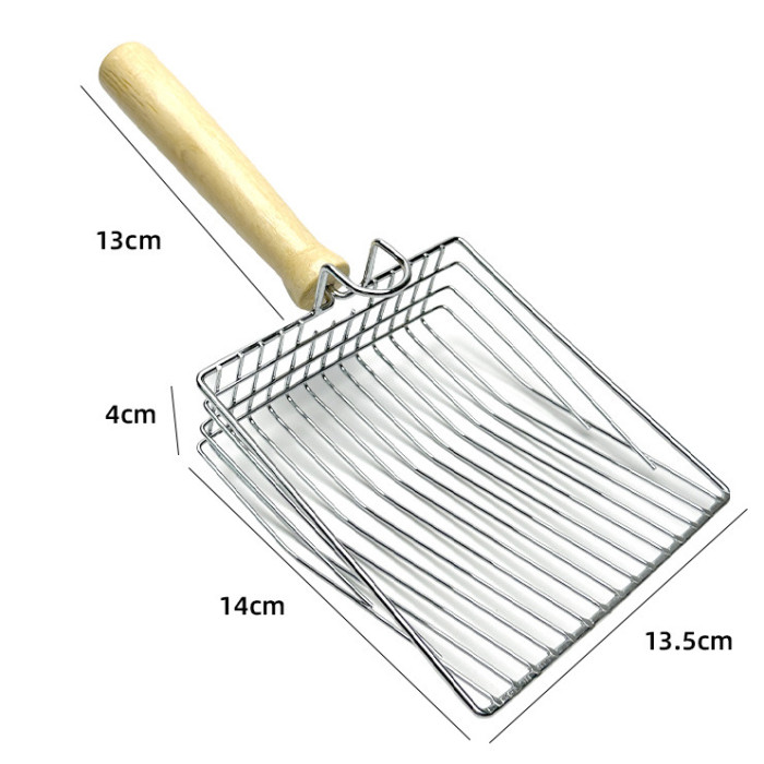 Metal Cat Dog Litter Scoop Cat Shit Shovel Poop Cleaning Pet Cleaning Supplies