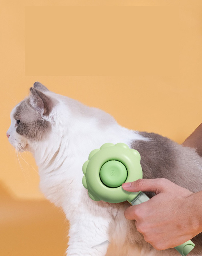  Pet Hair Remover Brush – Self-Cleaning Deshedding Grooming Comb for Dogs & Cats