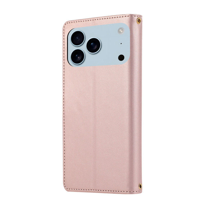 For iPhone 17 Air 17 16 Pro Max 15 14 13 12 11 Phone Case Classic Leather Wallet