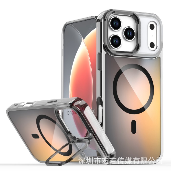 For iPhone 17 Air 17 Pro Max 16 15 14 13 12 11 Phone Case Magnetic Lens Bracket