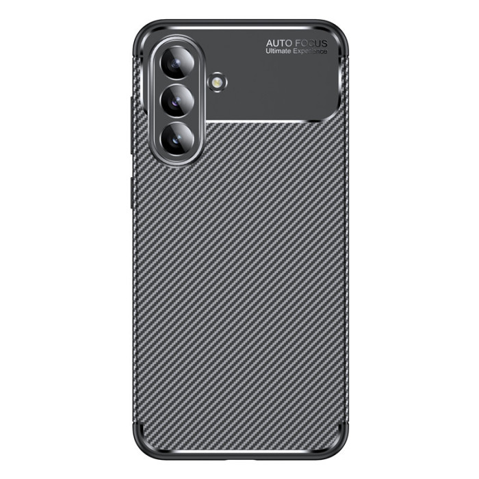 For Samsung Galaxy S25 Ultra S24 FE A34 A54 A36 Phone Cover Carbon Fiber Pattern