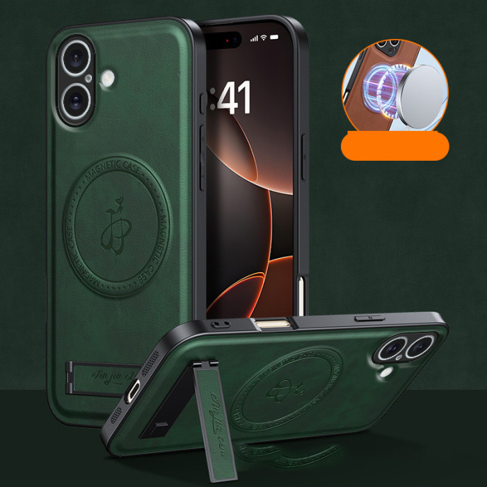 For iPhone 17 Air 17 Pro Max 16 15 14 13 12 11 Phone Case Magnetic Metal Bracket