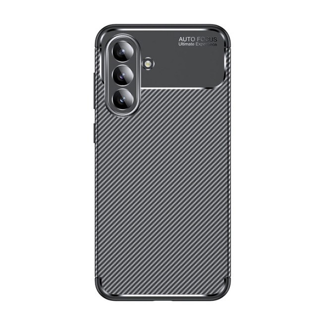 For Samsung Galaxy S25 Ultra S24 FE A34 A54 A36 Phone Cover Carbon Fiber Pattern