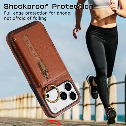 For iPhone 17 Air 17 Pro Max 16 15 14 13 12 11 XR XS 8 Phone Case Leather Wallet