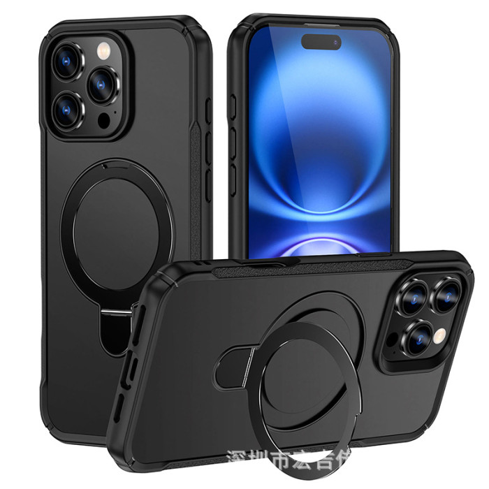 For iPhone 17 Air 17 Pro Max 16 15 14 13 12 Phone Case Car Magnetic Bracket New