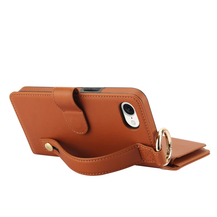 For iPhone 17 Air 17 16 Pro Max 15 14 13 12 11 8 XR XS Phone Case Wallet Leather