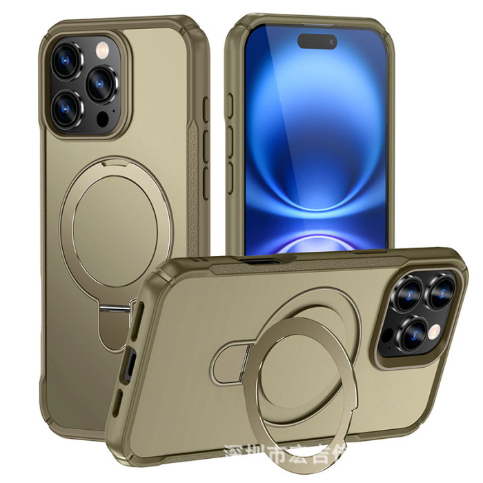 For iPhone 17 Air 17 Pro Max 16 15 14 13 12 Phone Case Car Magnetic Bracket New
