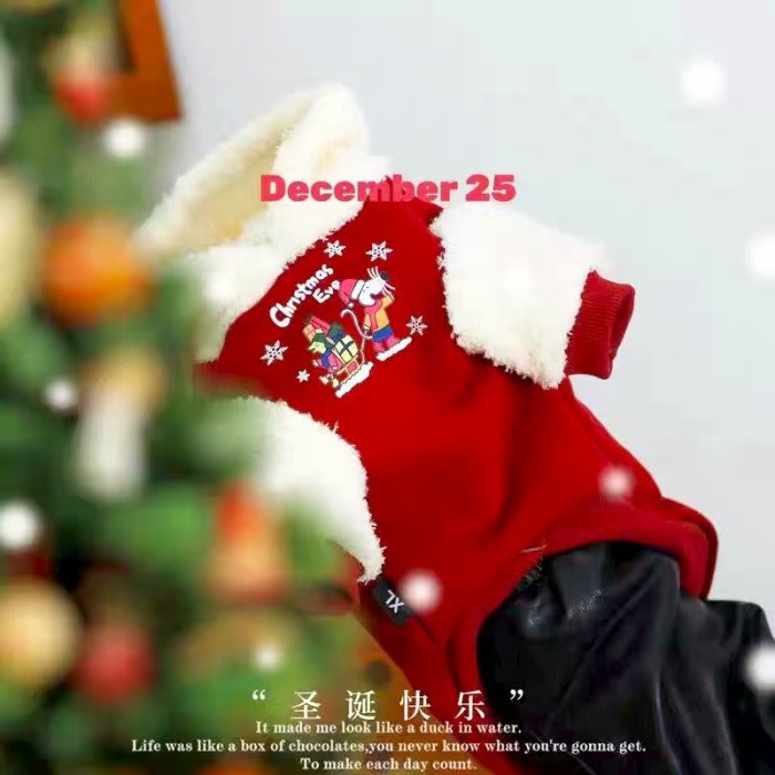 New Autumn Winter Dog Cat Clothes Sweater Warm Christmas Sweater Puppy Apparel